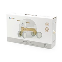 Wooden Balance Bike Viga Polar Bear