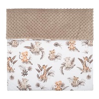 Baby blanket with filling New Baby Safari 80x100 cm