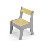 Children‘s table and chair Milly Mally Olaf Blocks Dark Grey