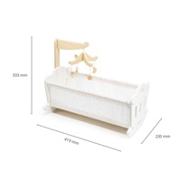 Wooden doll cradle bed Viga