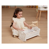 Wooden doll cradle bed Viga