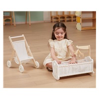 Wooden doll cradle bed Viga