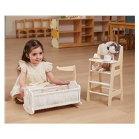 Wooden doll cradle bed Viga