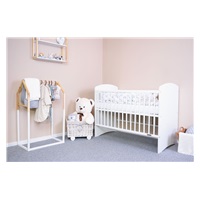 Baby cot New Baby LEO white (damaged packaging)