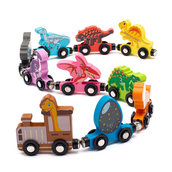 Dino Montessori Baby Mix Wooden Train