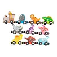 Dino Montessori Baby Mix Wooden Train