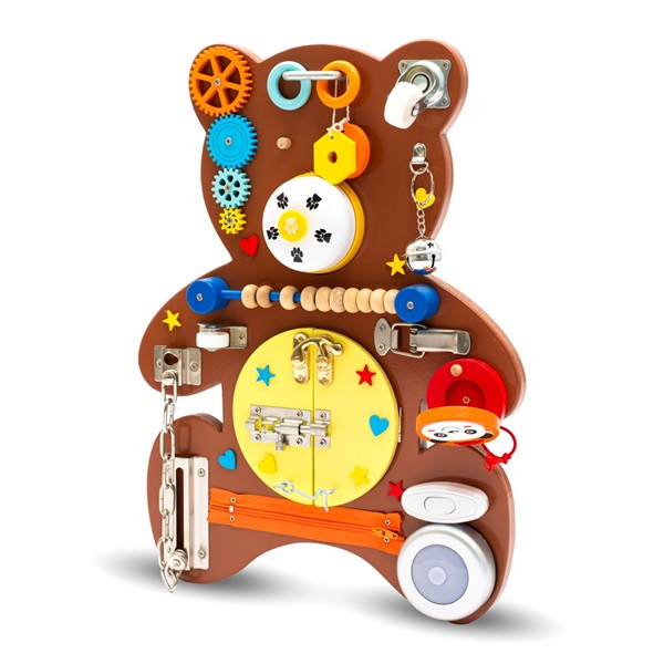 Activity Board Bear Montessori Baby Mix