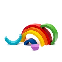 Montessori Baby Mix Wooden Rainbow