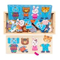 Animal Puzzle Box Montessori Baby Mix