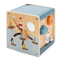 Wooden multifunctional cube Ocean Montessori Baby Mix