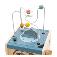 Wooden multifunctional cube Ocean Montessori Baby Mix