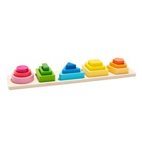 Montessori Baby Mix Wooden Shapes and Colors Puzzle