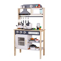 Wooden toy kitchen for children with accessories Scandi Montessori Baby Mix