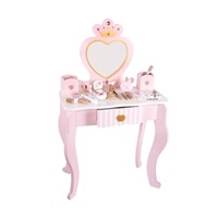 Wooden dressing table for children Baby Mix Heart white