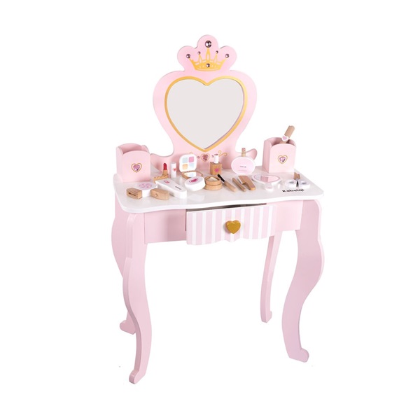 Wooden dressing table for children Baby Mix Heart white