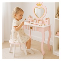 Wooden dressing table for children Baby Mix Heart white