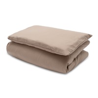 Cotton crib set with filling New Baby 90x120cm cappuccino