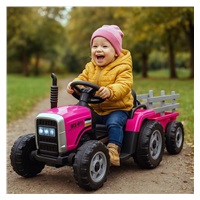 Baby Mix Erick electric tractor with remote control pink