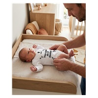 Baby bodysuit with print New Baby You can do it daddy!