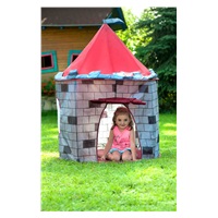 Children‘s tent Castle Baby Mix grey (packaging damaged)