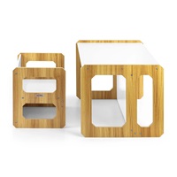 Milly Mally Stella 3-in-1 Furniture Set - Table and Chair Natural