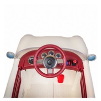 Baby Mix Retro Pearl White Electric Baby Car (damaged packaging)