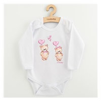 Baby bodysuit with print New Baby Love Bears