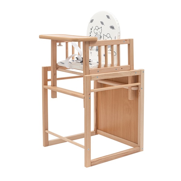 Wooden High Chair New Baby Jerry