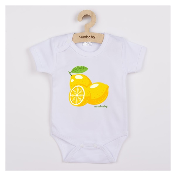 Baby bodysuit with print New Baby Lemon - short sleeve