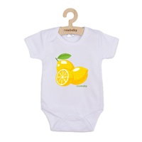 Baby bodysuit with print New Baby Lemon - short sleeve