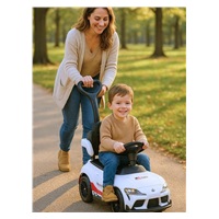 Children‘s balance bike with guide bar Toyota GR Supra GT4 Baby Mix white