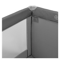 Baby Mix Travel Simple Cot grey