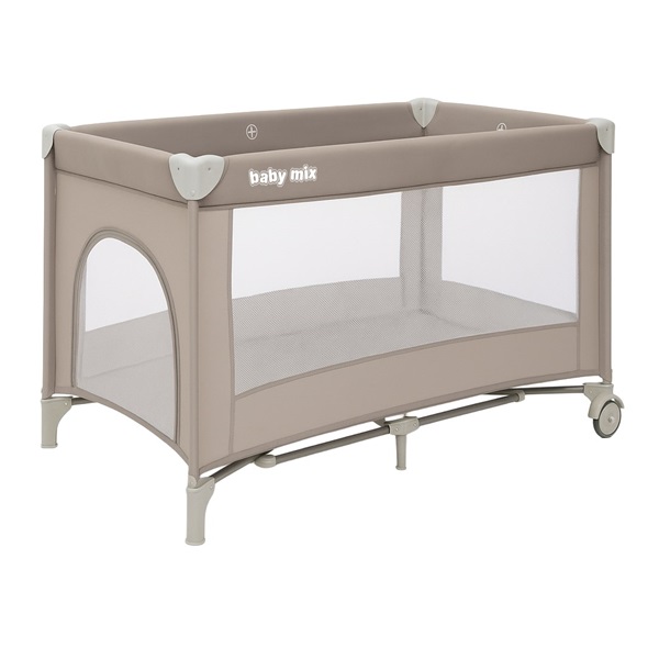 Baby Mix Travel Cot Simple beige