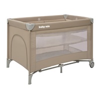 Baby Mix Lift travel cot with hanging bed beige