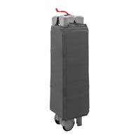 Baby travel cot with pull-out sideboard Side Baby Mix grey