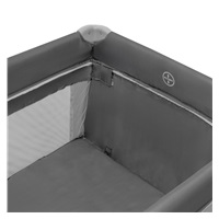 Baby travel cot with pull-out sideboard Side Baby Mix grey