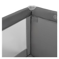 Baby travel cot with pull-out sideboard Side Baby Mix grey