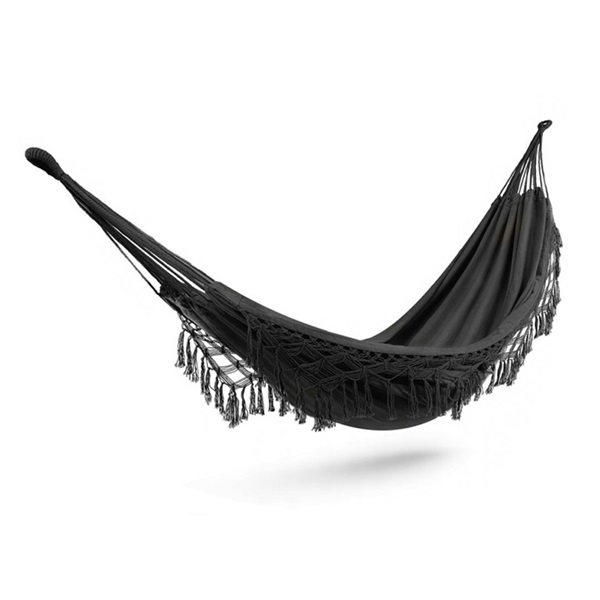 Large Hanging Hammock for Two Hamaka XXL BOHO Baby Mix black