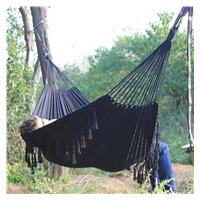Large Hanging Hammock for Two Hamaka XXL BOHO Baby Mix black