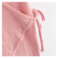 Baby Summer Muslin Jumpsuit New Baby pink