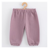 Baby muslin set T-Shirt and pants New Baby lavender