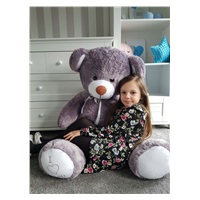 Big plush Teddy bear 160 cm grey