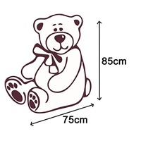 Big plush Teddy bear 160 cm grey
