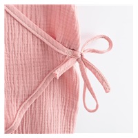 Baby Muslin Jumpsuit New Baby pink
