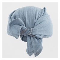 Baby Summer Muslin Scarf with Hood New Baby blue