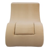 Small kids folded armchair cappuccino