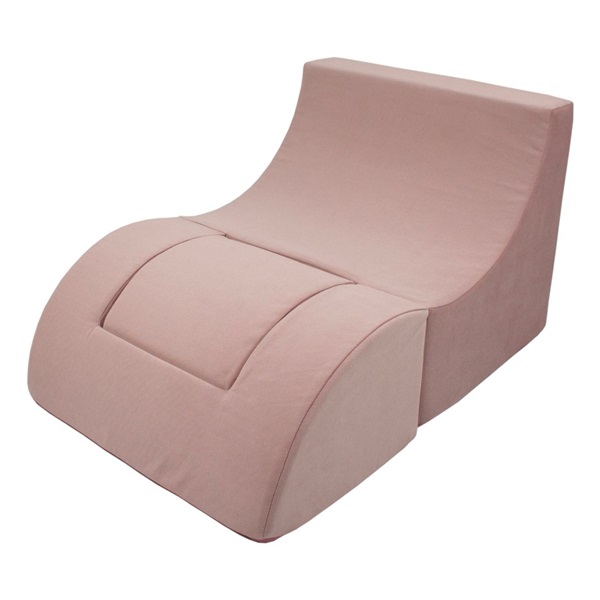 Small kids folded armchair pink