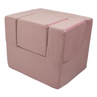 Small kids folded armchair pink