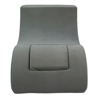 Small kids folded armchair grey