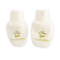 New Baby Organic Cotton Baby Mittens Olives
